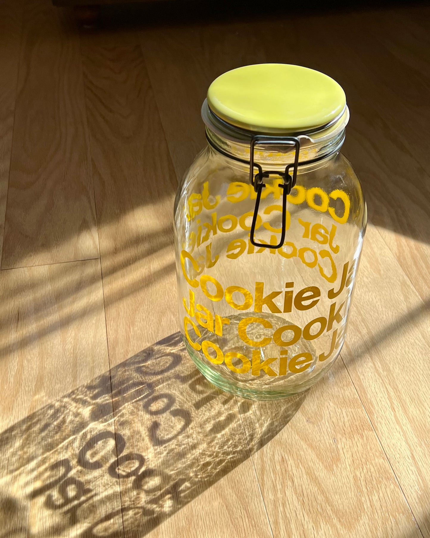 Glass Cookie Jar