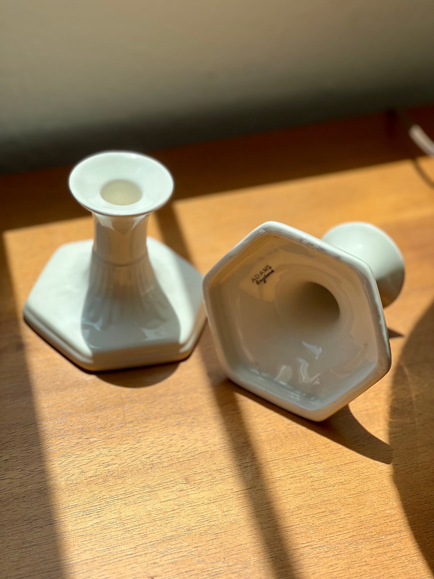 Adams England Candlestick Holders