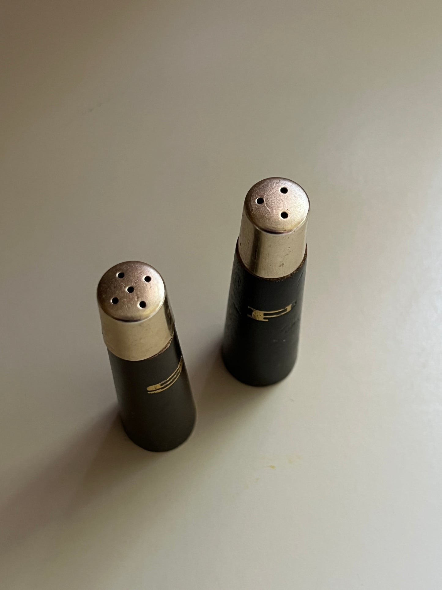 Vintage Wooden Salt & Pepper shakers