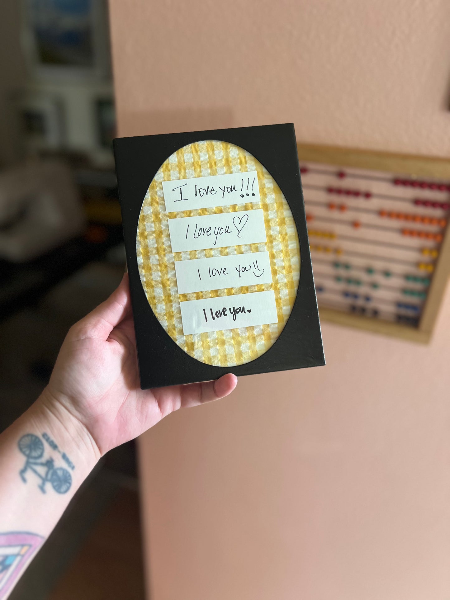 Custom I love you frame