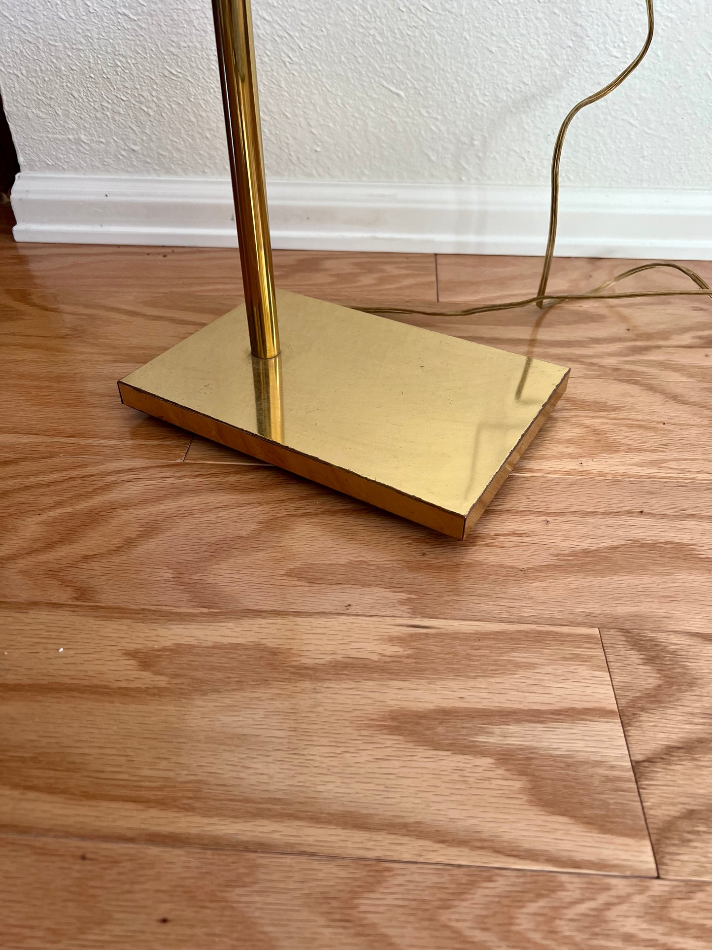 Koch & Lowy Mid-Century Modern Brass Pharmacy Floor Lamp