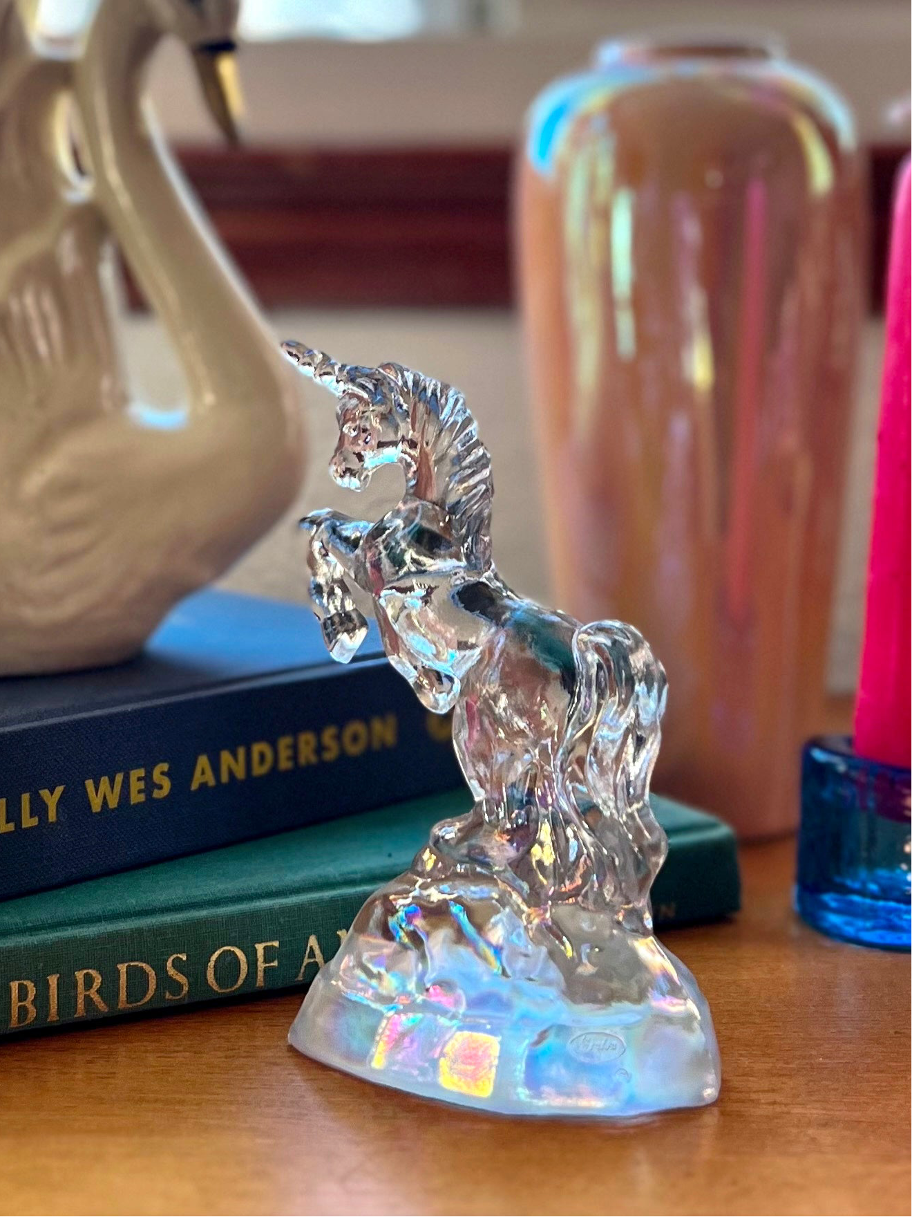 Iridescent Fenton Unicorn