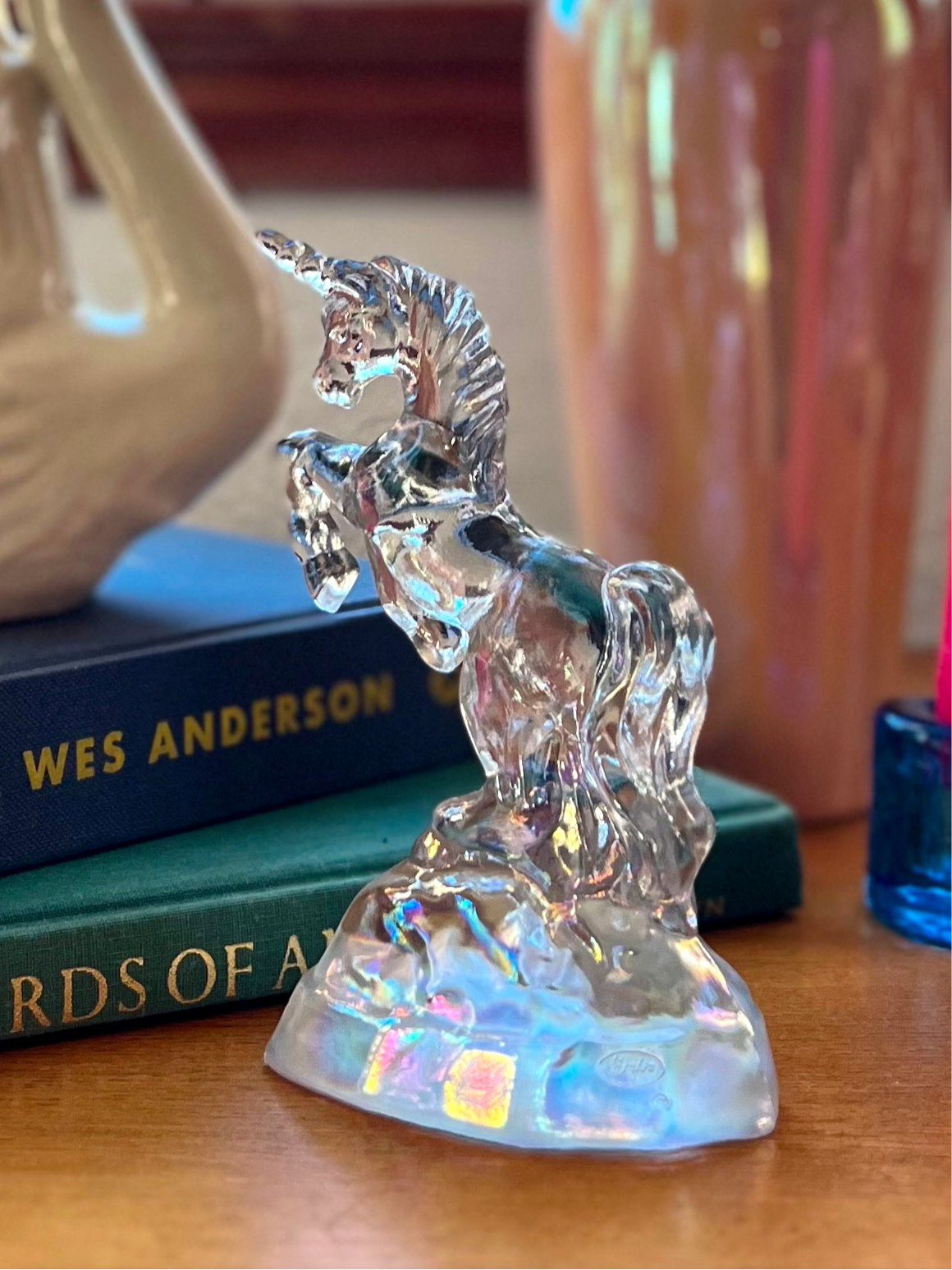 Iridescent Fenton Unicorn