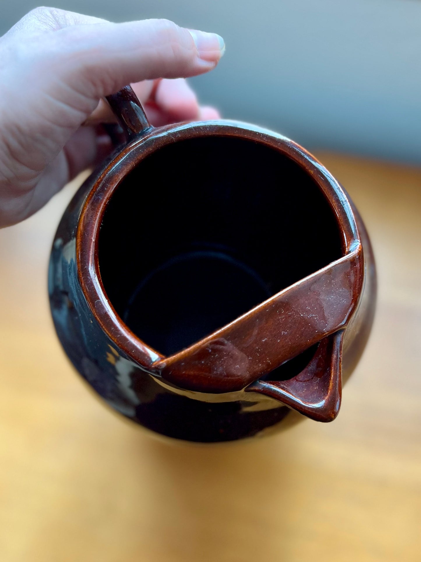 Western Stoneware Crock Pitcher