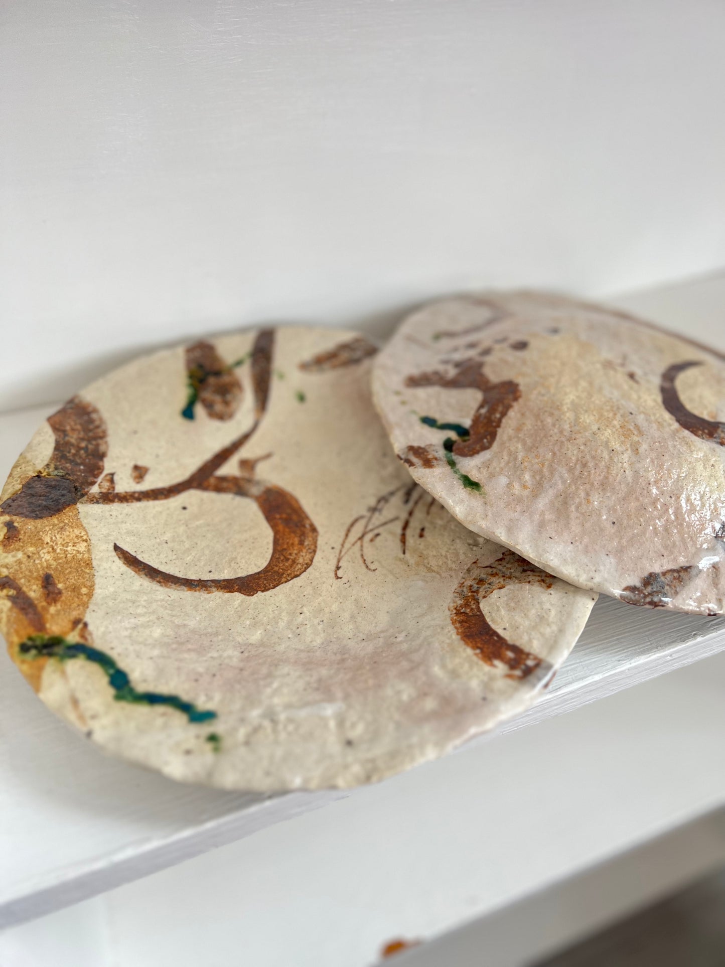 Painted Pottery Plate