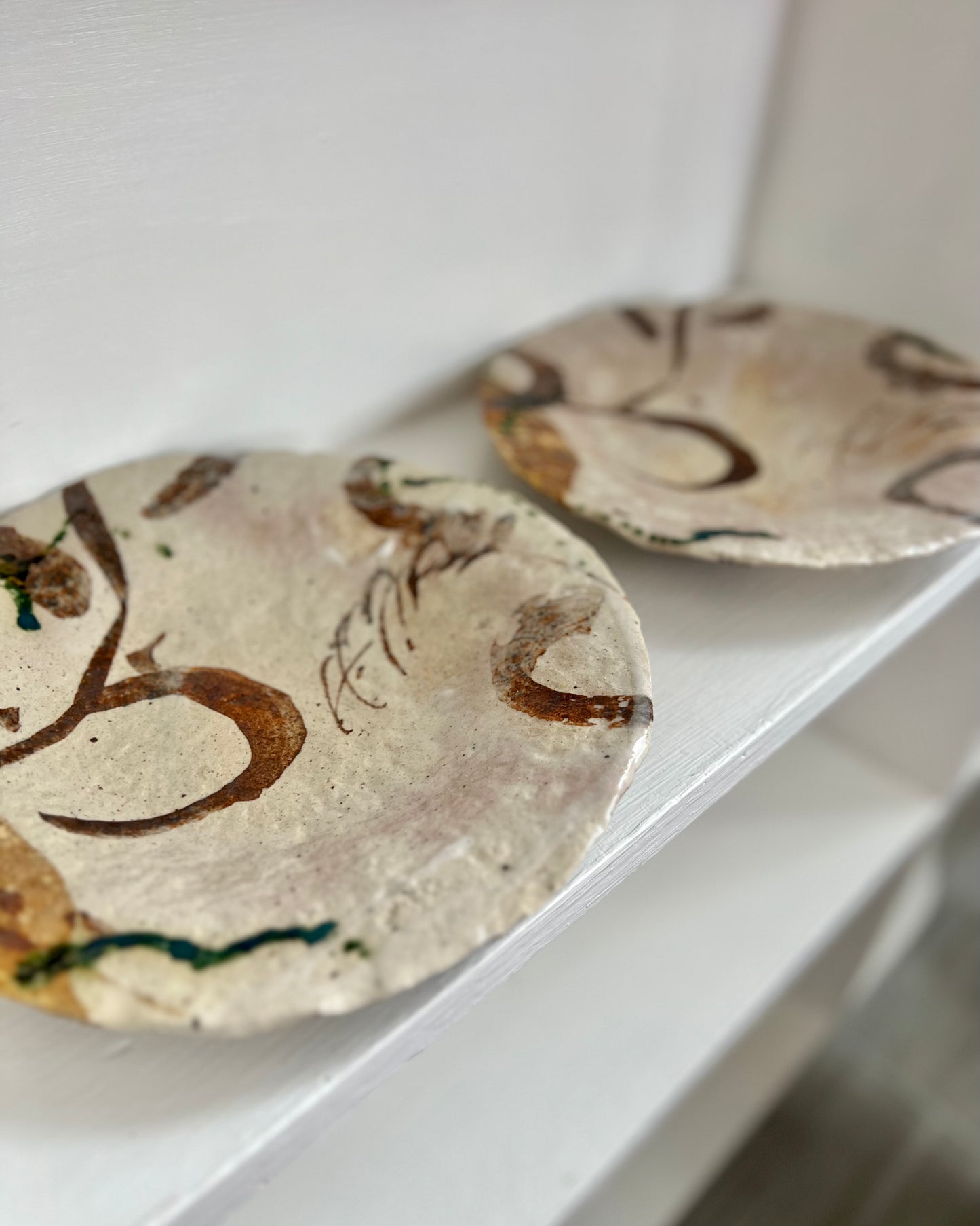 Painted Pottery Plate