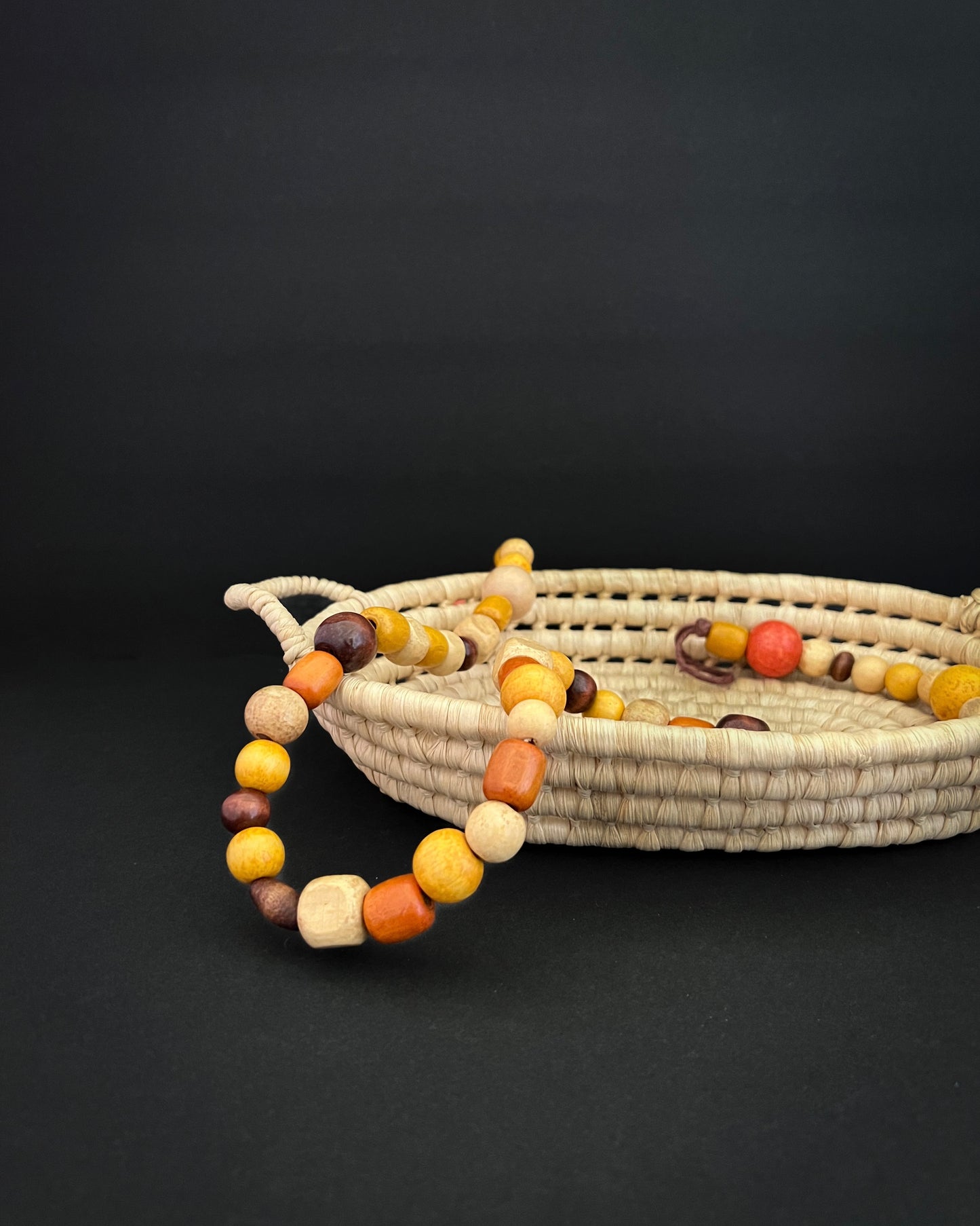 Decorative Wooden Bead Garland