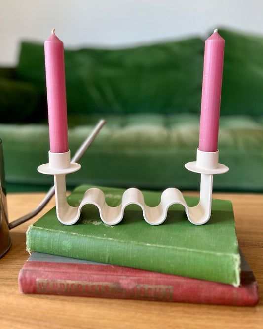 Wavy Taper Candleholder