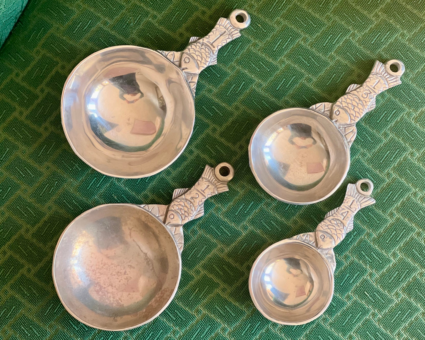 Pewter Measuring Cups
