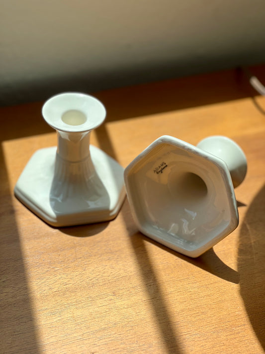 Adams England Candlestick Holders