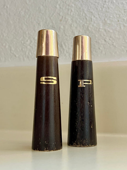 Vintage Wooden Salt & Pepper shakers