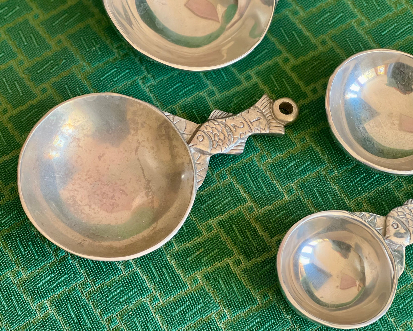 Pewter Measuring Cups