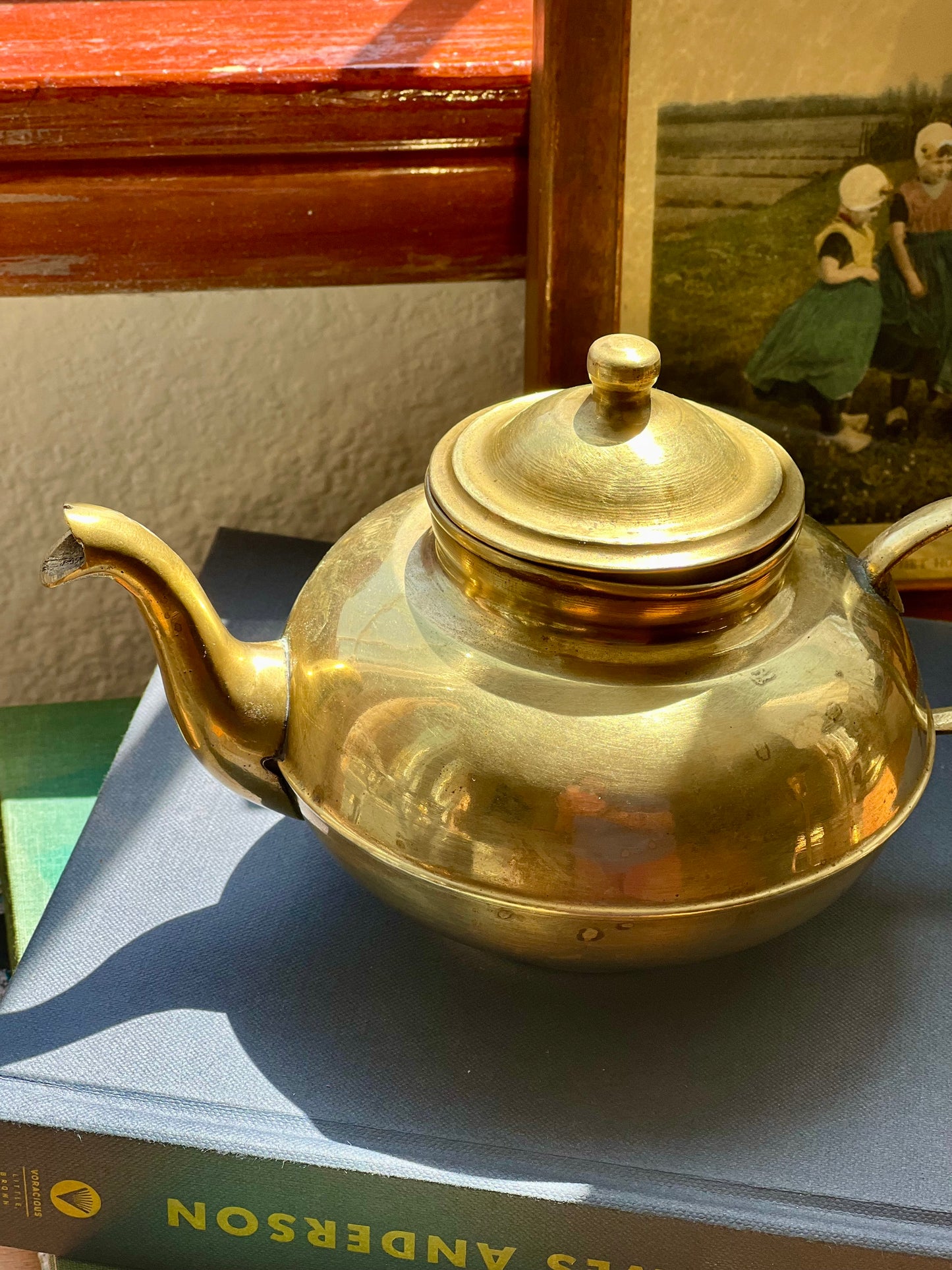 Small Brass Teapot