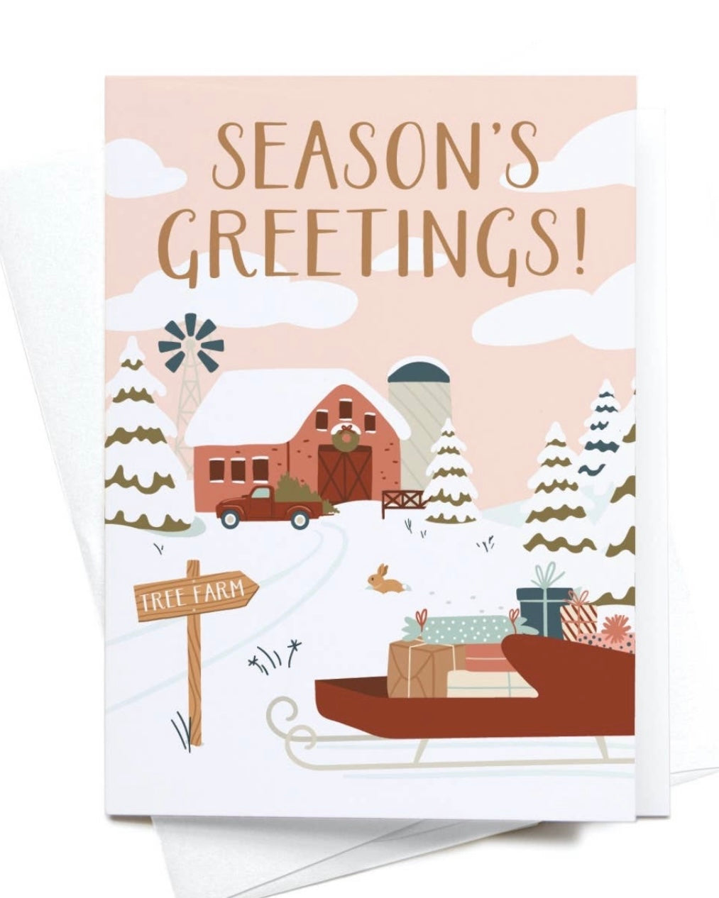 Season’s Greetings Tree Farm Cards - Set of 10